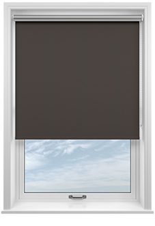 Energy Saving (Blackout), Dark Mahogany - Twist&Fit Roller Blind